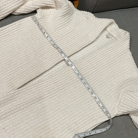 A New Day Cream Color Cable Knit Soft Open Cardigan - Picture 8 of 9